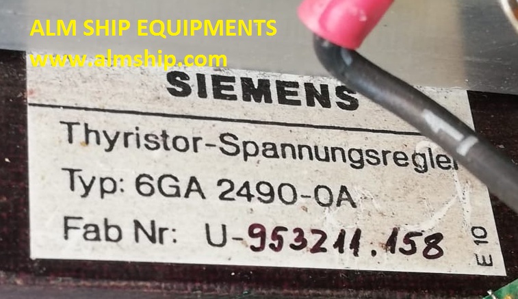 SIEMENS 6GA 2490-0A THYRISTOR-SPANNUNGSREGLER