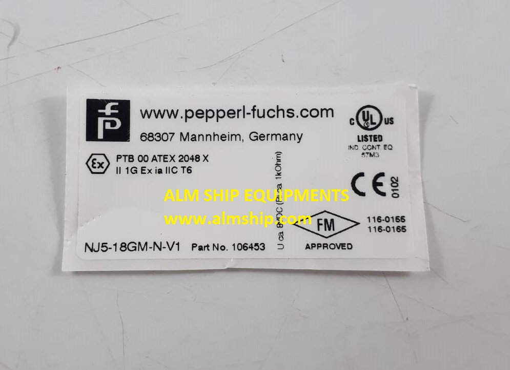 Pepperl + Fuchs Sensor - NJ5-18GM-N-V1