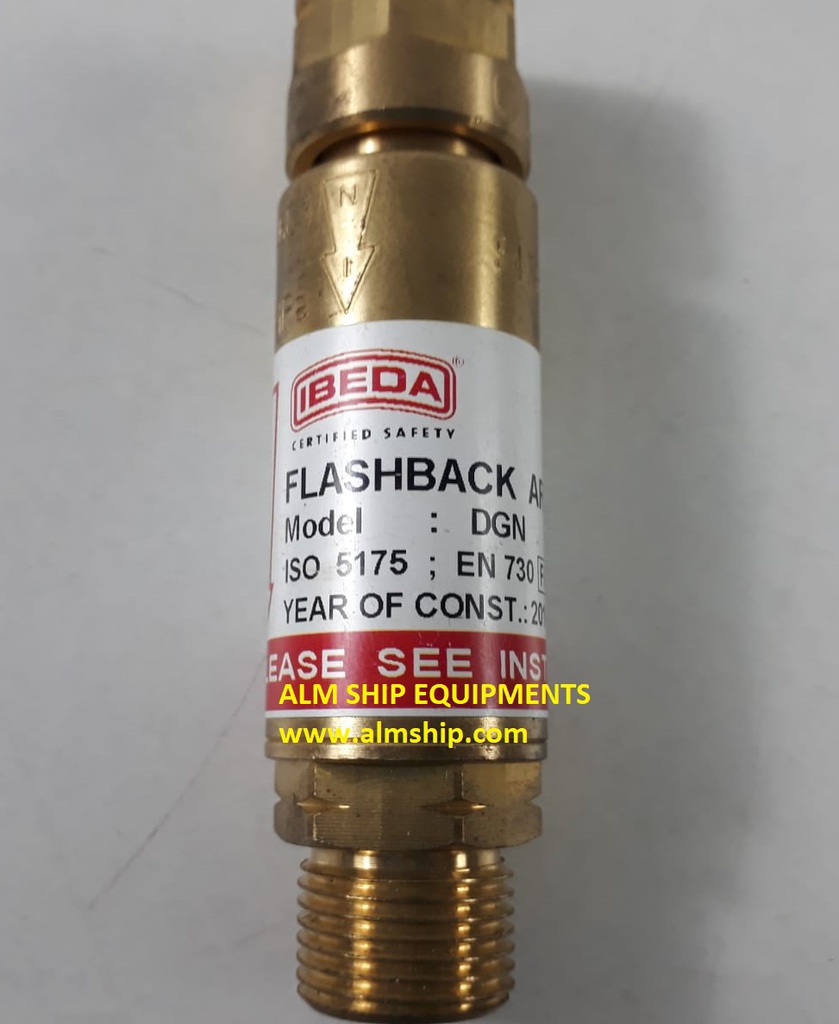 IBEDA FLASHBACK ARRESTOR DGN