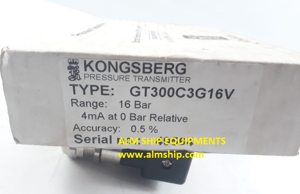 Kongsberg Pressure Transmitter-GT300C3G16V