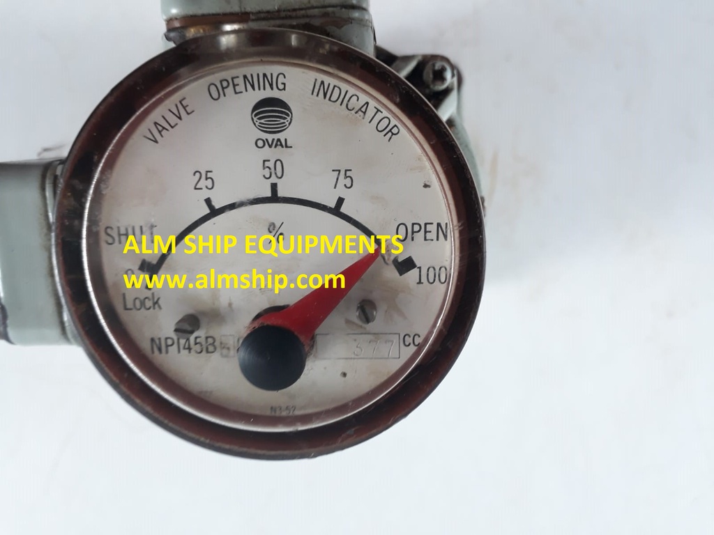 Oval Hydraulic Indicator NPI-45B30 377C.C USED