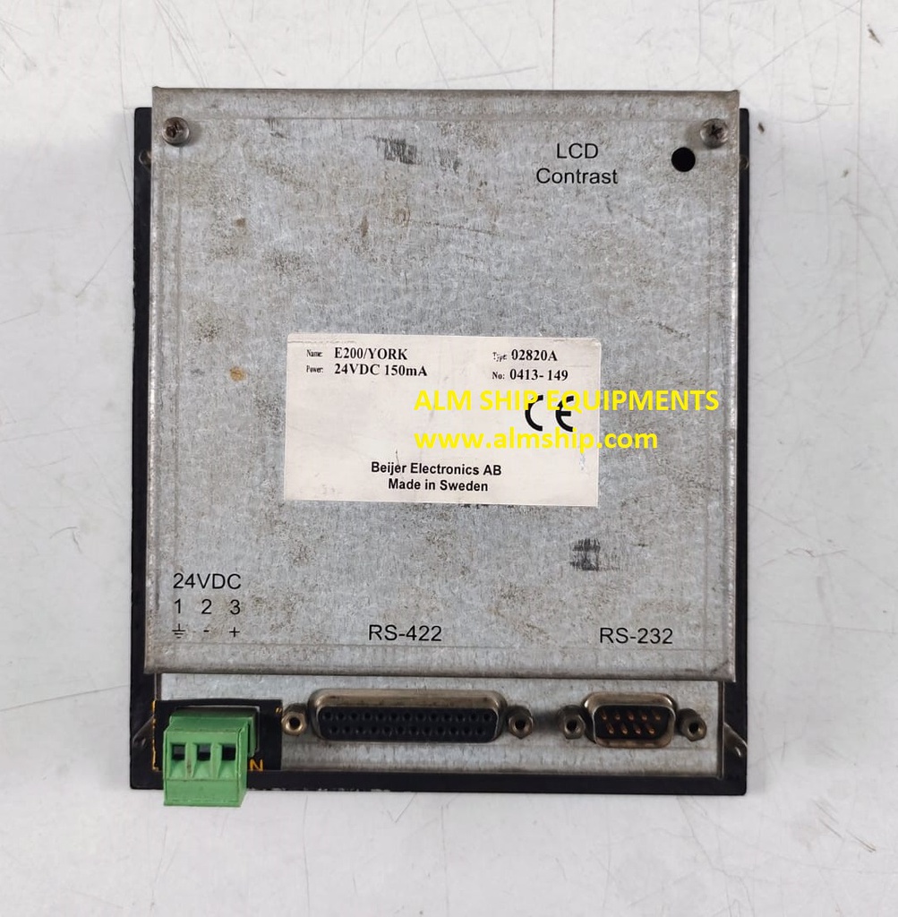 YORK BEIJER E200 02820A OPERATOR INTERFACE UNIT