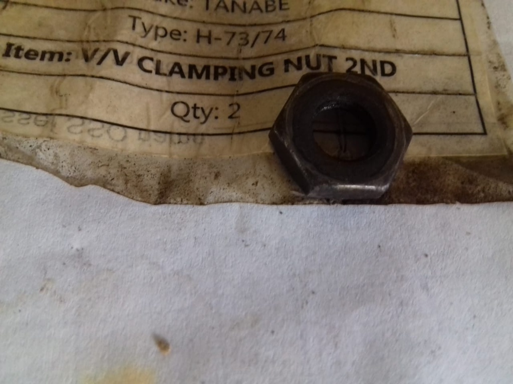 VALVE CLAMPING NUT (1st STAGE)