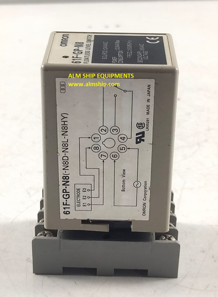 Omron 61F-GP-N8 Floatless Level Switch 24V with Socket