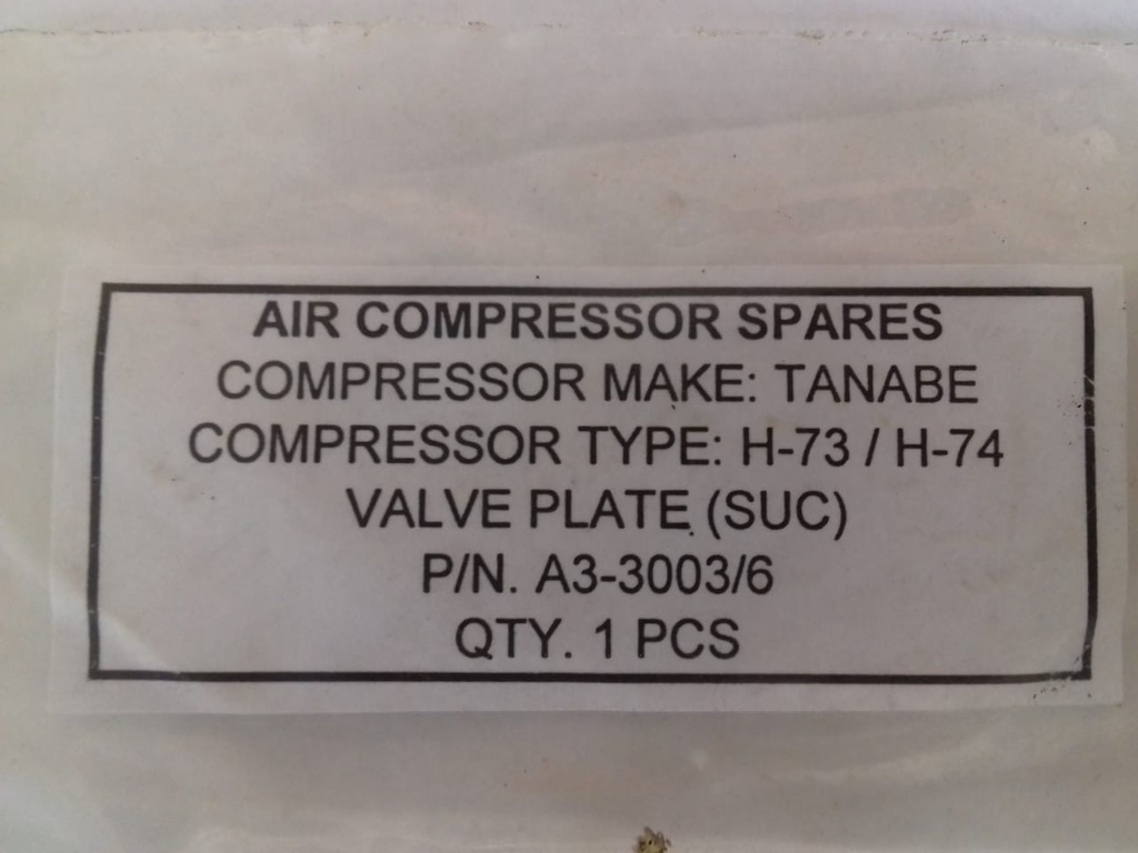 VALVE PLATE (SUC) (1st STAGE)