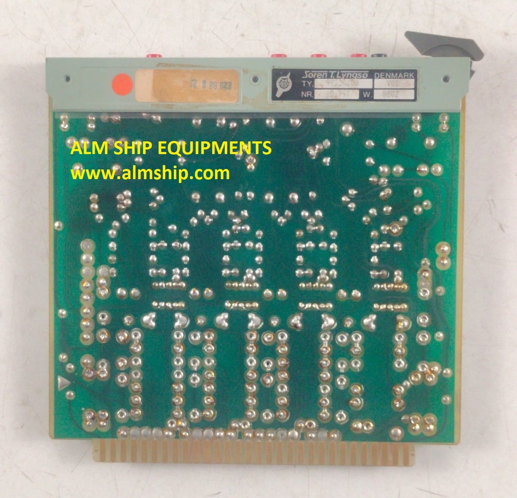 Soren T. Lyngso 99230100 V01 Rpm Error Amplifier 3 Pcb Card