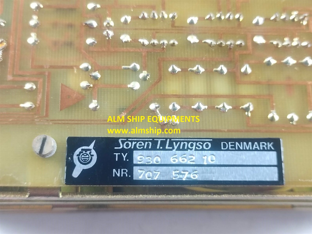 Soren T. Lyngso 930 662 10 Phase Detector 2 PC Board