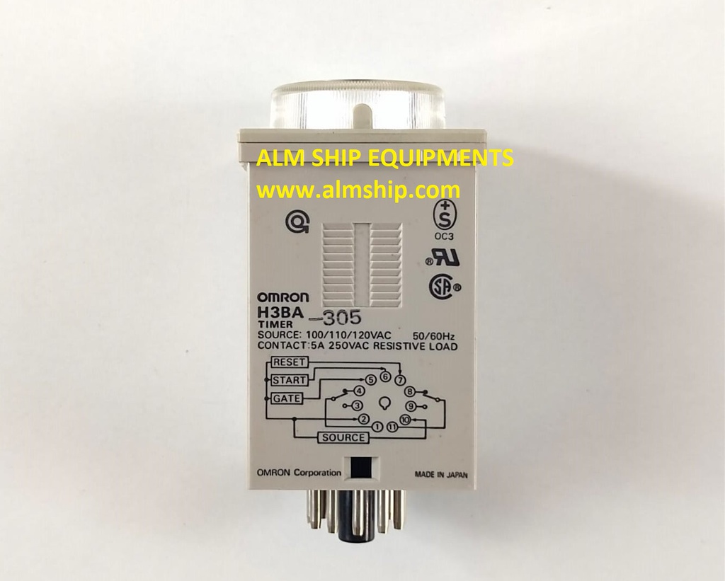 Omron H3BA-305 Timer 100/110/120 VAC