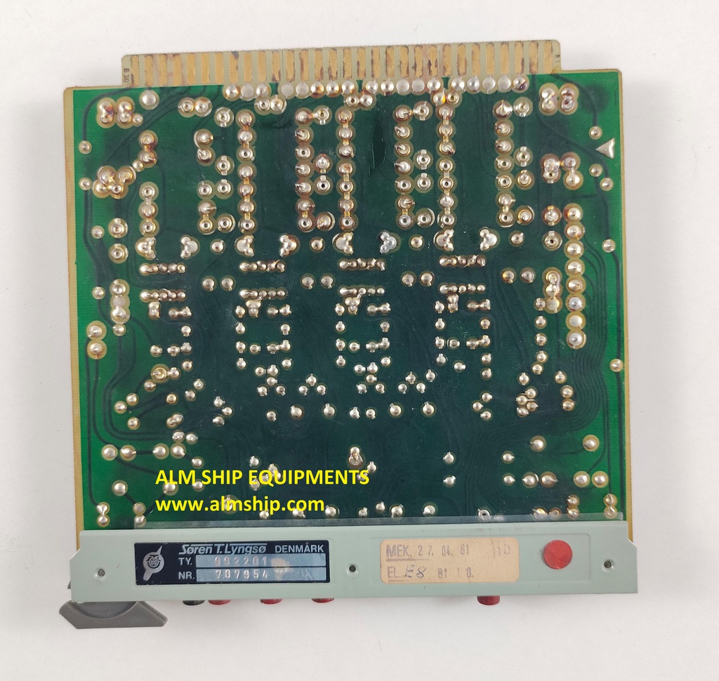 Soren T. Lyngso 992201 Rpm Error Amplifier 3 Pcb Card