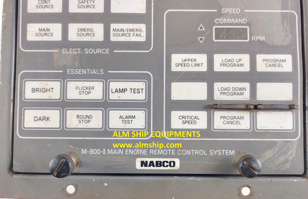 Nabco M 800-II Main Engine Remote Control System