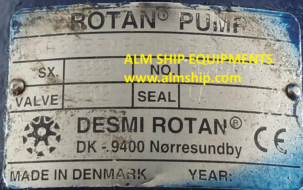 DESMI ROTAN PUMP WITH-OUT MOTOR
