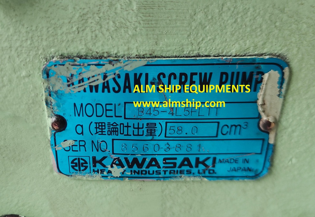 KAWASAKI SCREW PUMP B45-4L5FLTT