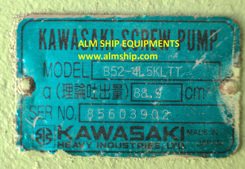 KAWASAKI SCREW PUMP B52-4L5FLTT
