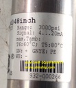 HYDAC HDA 4789-A-3000-E-000(PSI) 48 INCHES PRESSURE TRANSMITTER