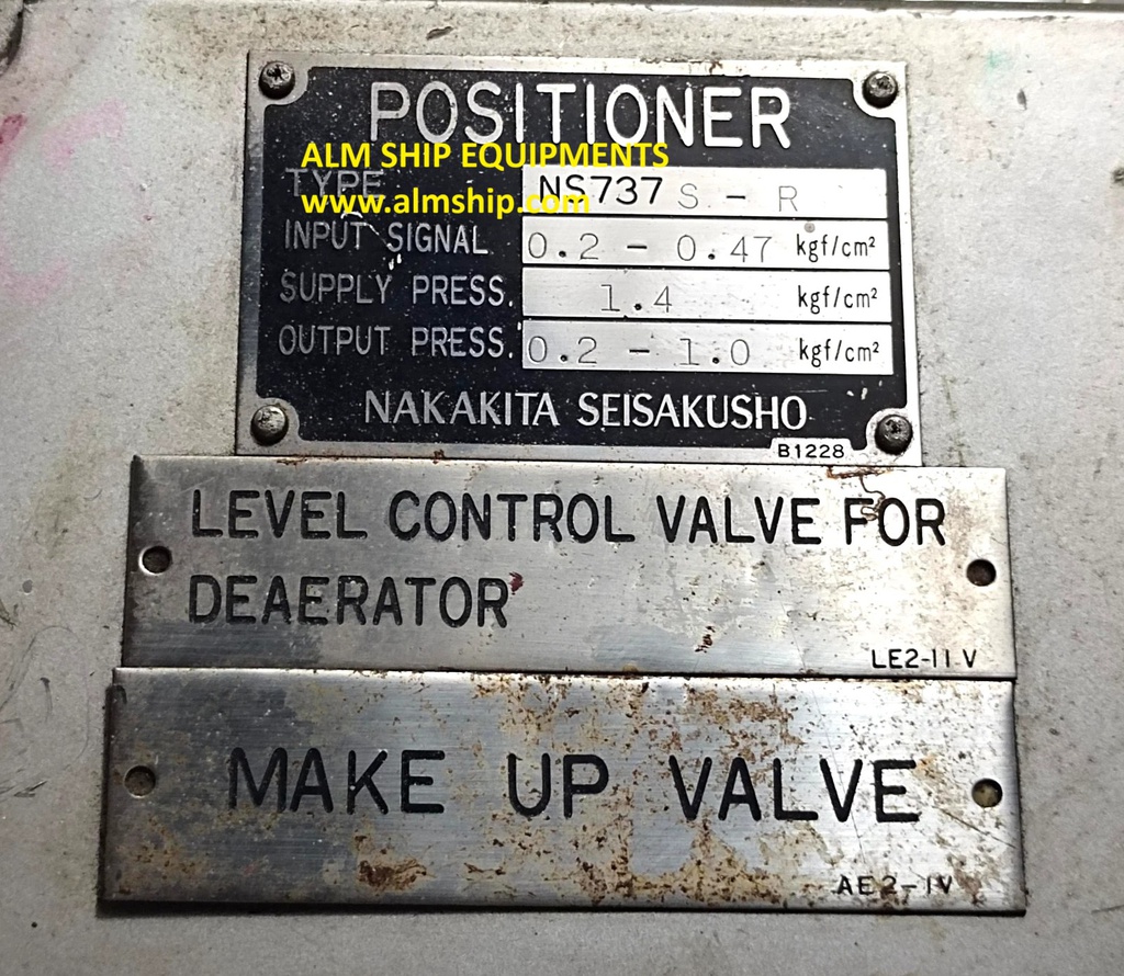 NAKAKITA SEISAKUSHO NS737S-R POSITIONER