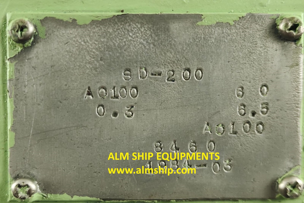 NUNOTANI SEIKI RPM-40 SD-200 RUDDER ANGLE INDICATOR RECEIVER