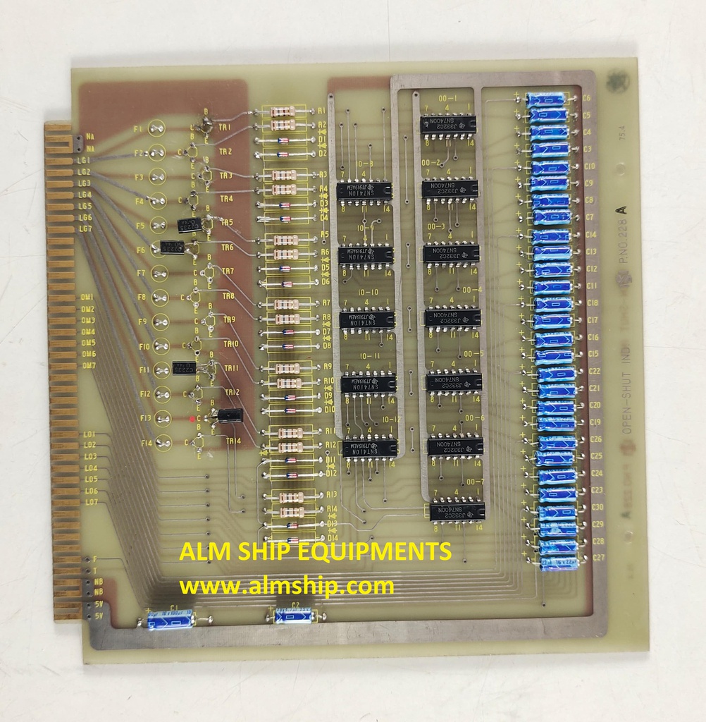 OPEN-SHUT INDICATOR PCB CARD P.NO.228A