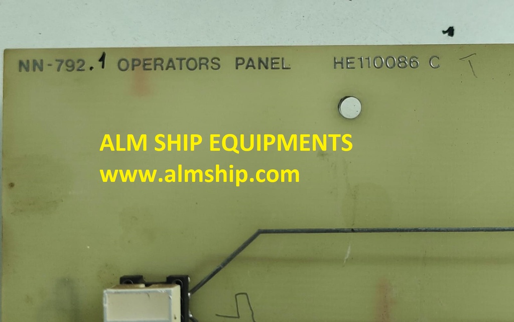 NOR CONTROL NN-792.1 OPERATORS PANEL