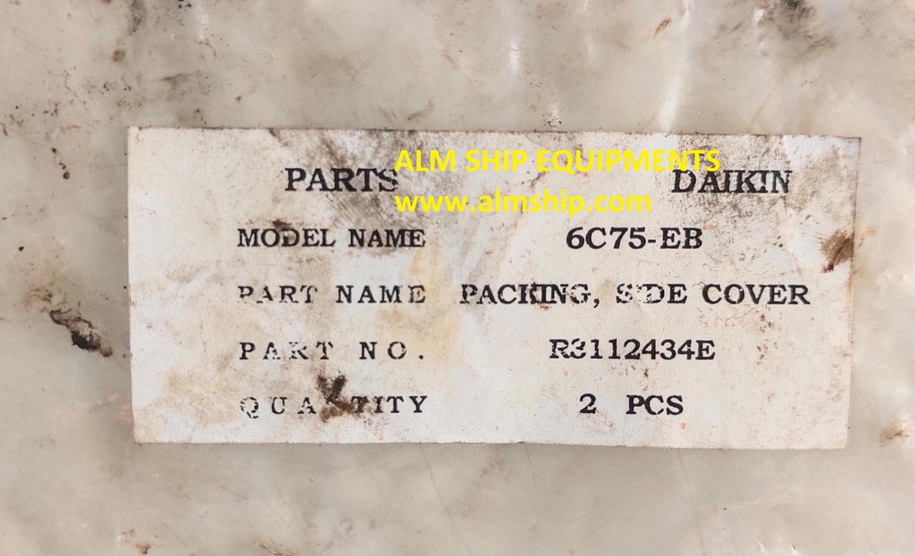DAIKIN 6C75-EB PACKING SIDE COVER
