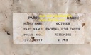 DAIKIN 6C75-EB PACKING SIDE COVER