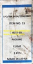 DAIKIN 6C75-EB PACKING