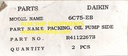DAIKIN 6C75-EB PACKING OIL PUMP SIDE