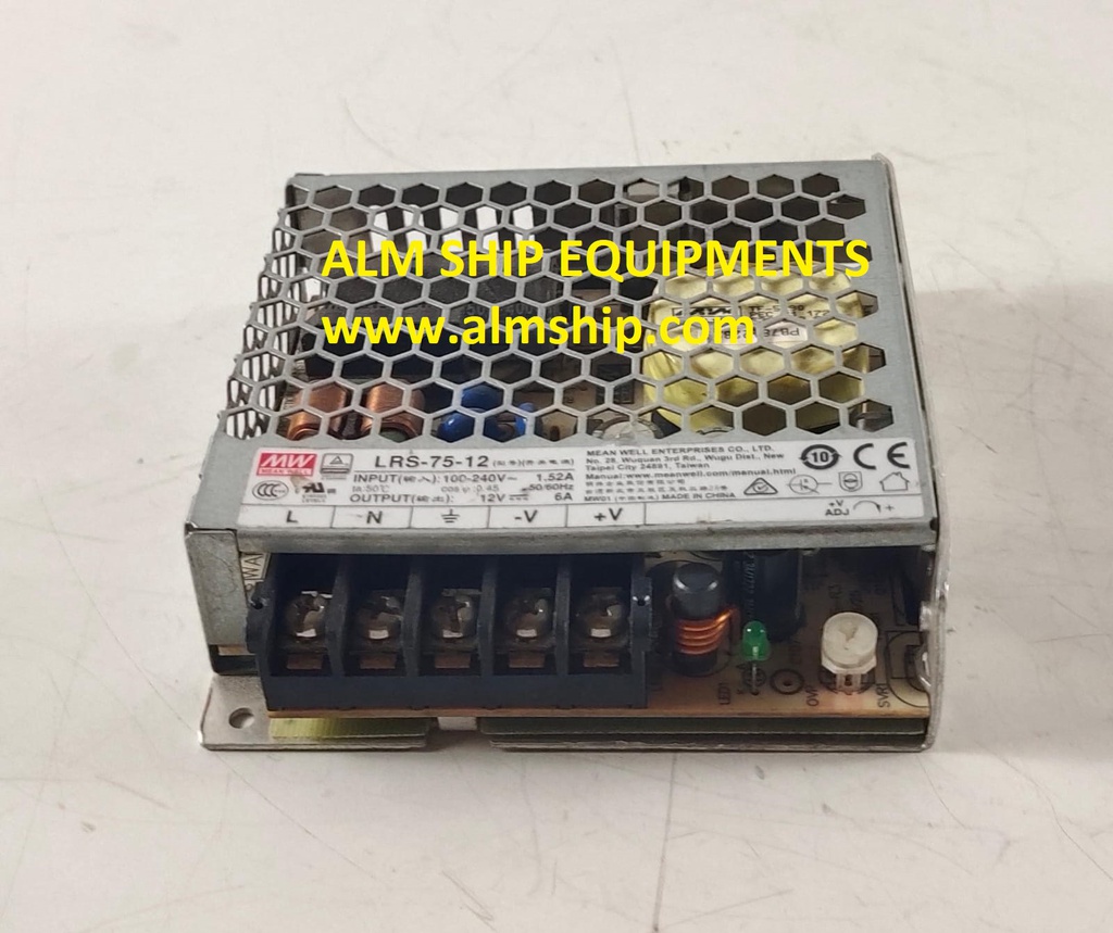 MEAN WELL LRS-75-12 POWER SUPPLY