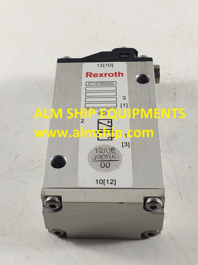 REXROTH 3710760300 3/2 WAY PILOTED AIR CONTROL VALVE
