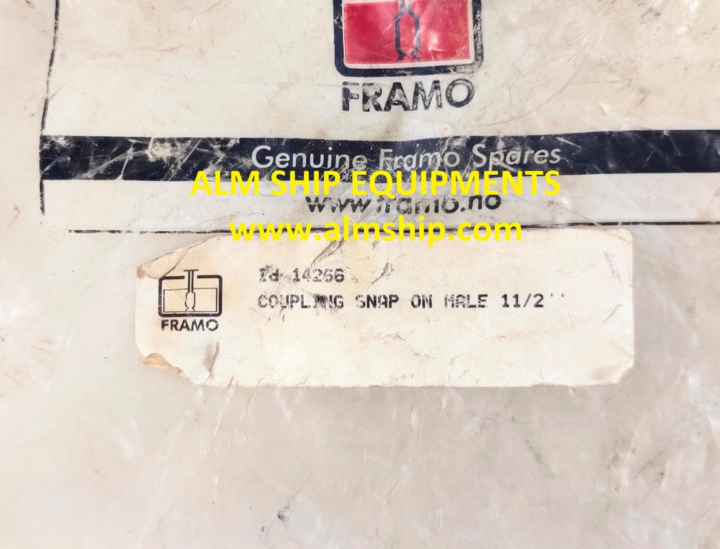 FRAMO COUPLING SNAP ON MALE 11/2