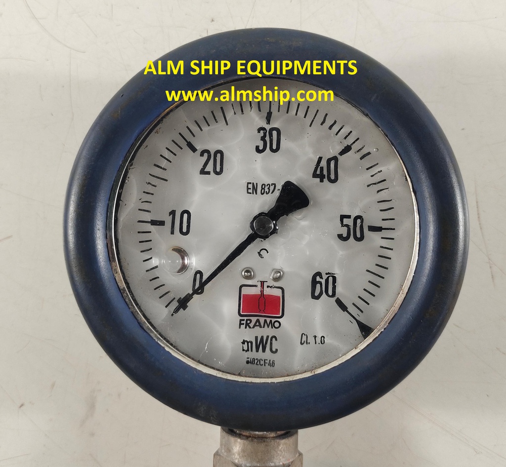 FRAMO PRESSURE GAUGE 0-60 MWC