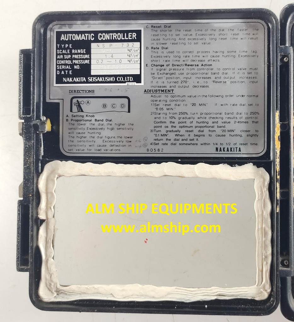 NAKAKITA SEISAKUSHO AUTOMATIC PRESSURE CONTROLLER