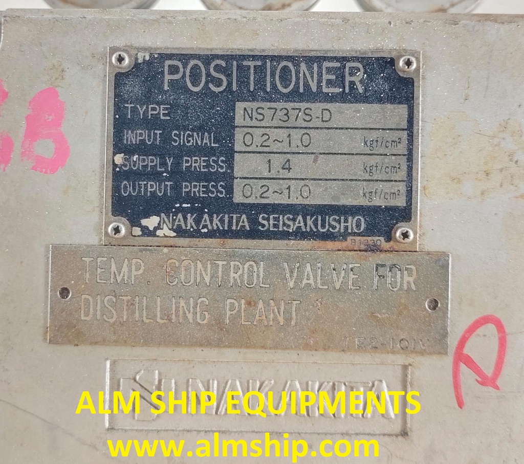 NAKAKITA SEISAKUSHO NS737S-D POSITIONER