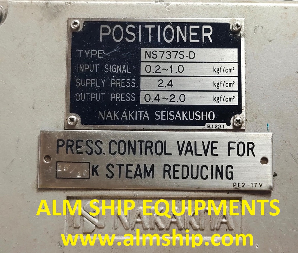 NAKAKITA SEISAKUSHO NS737S-D POSITIONER