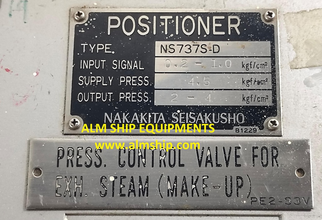NAKAKITA SEISAKUSHO NS737S-D POSITIONER