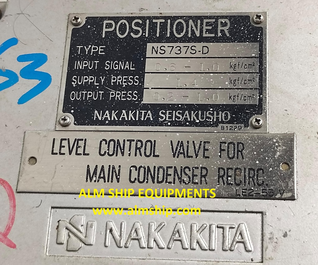NAKAKITA SEISAKUSHO NS737S-D POSITIONER