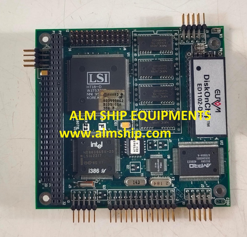 PRAXIS AUTOMATION 6001 SBC-2B PROCESSOR SMALL PCB