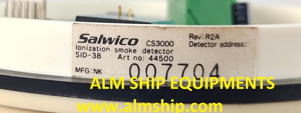 CONSILIUM SALWICO SID-38/38T IONIZATION SMOKE DETECTOR WITH-BASE