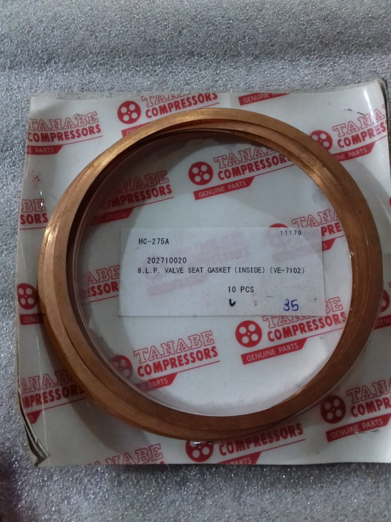 L.P VALVE SEAT GASKET (INSIDE)