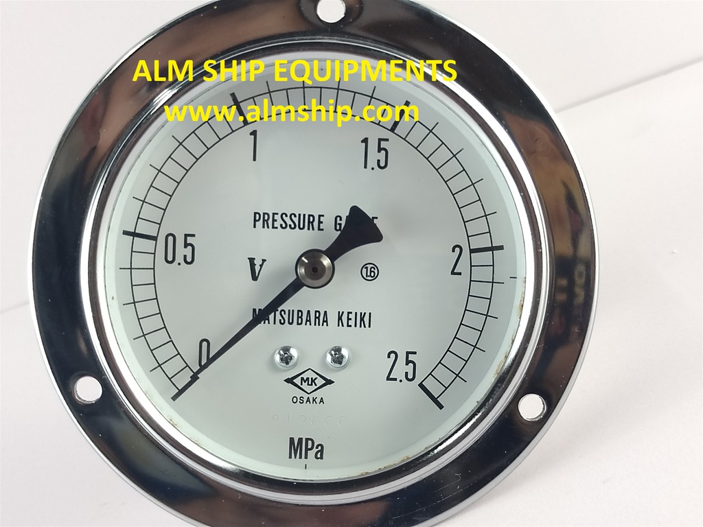 MATSUBARA KEIKI 0-2.5 MPA PRESSURE GAUGE
