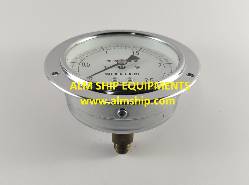 MATSUBARA KEIKI 0-2.5 MPA PRESSURE GAUGE