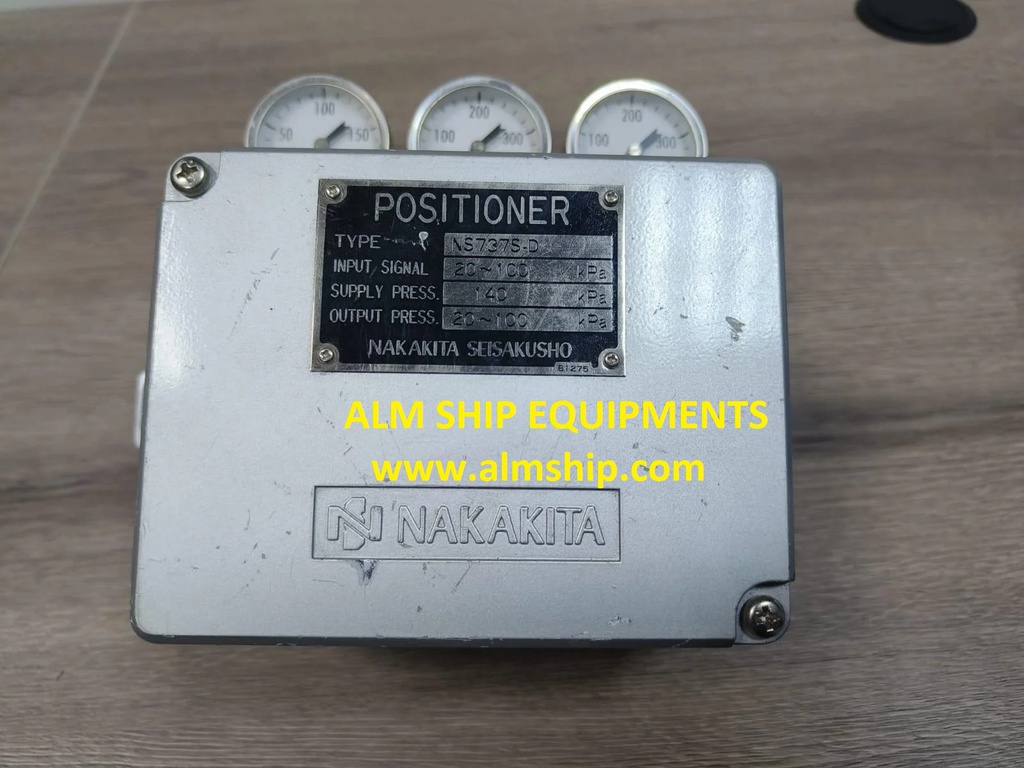 Pneumatic Positioner/ Nakakita Seisakusho/ NS-737-S-D