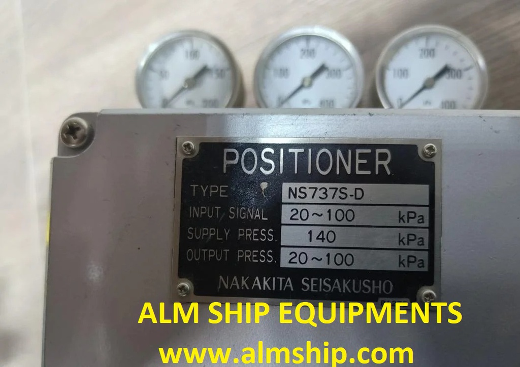 Pneumatic Positioner/ Nakakita Seisakusho/ NS-737-S-D