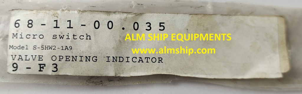 OMRON 68-11-00.035 MICRO SWITCH