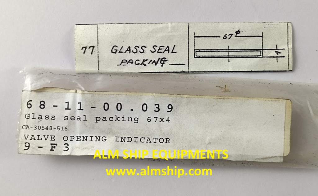 GLASS SEAL PACKING 68-11-00.039