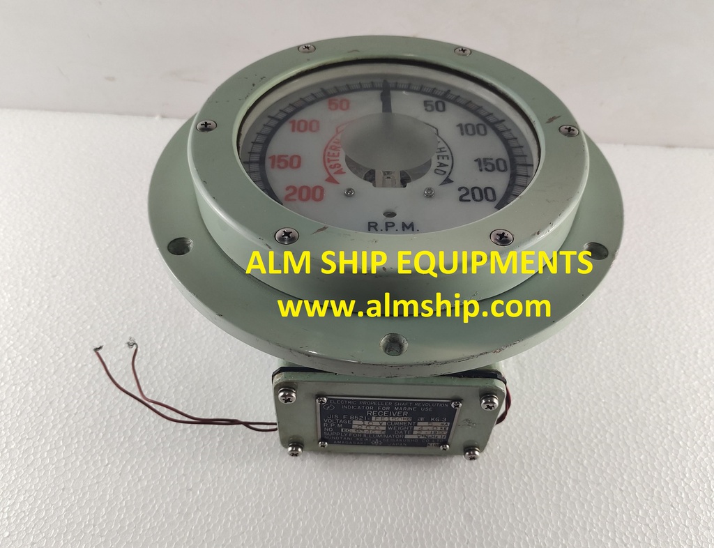 NUNOTANI KEIKI JIS F 8521-FE 150K02 ELECTRIC PROPELLER SHAFT REVOLUTION