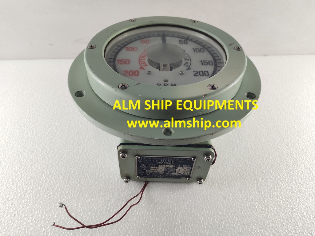 NUNOTANI KEIKI JIS F 8521-FE 150K02 ELECTRIC PROPELLER SHAFT REVOLUTION