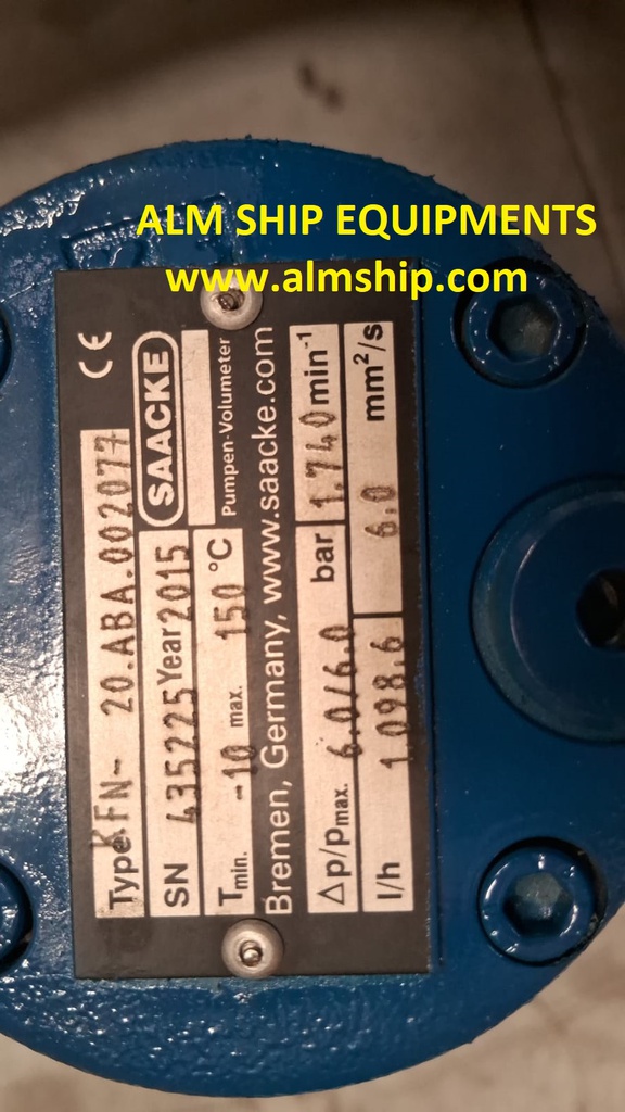 BOILER PUMP / SAACKE / KFN-20.ABA.002077