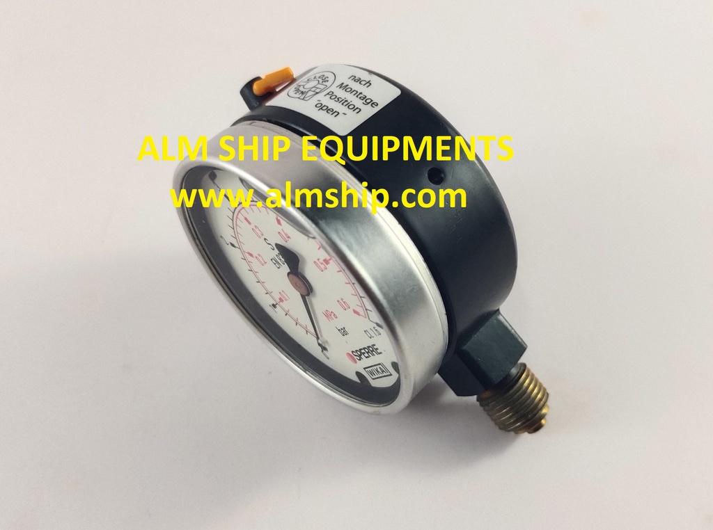 SPERRE WIKA EN-837-1 PRESSURE GAUGE 0-6 BAR