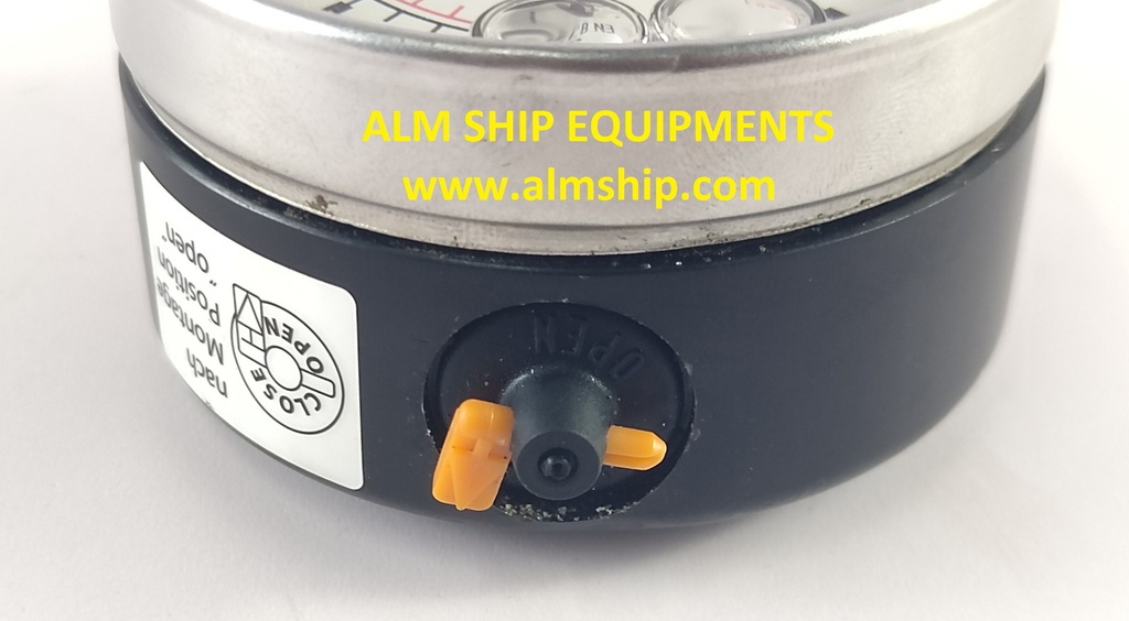 SPERRE WIKA EN-837-1 PRESSURE GAUGE 0-6 BAR