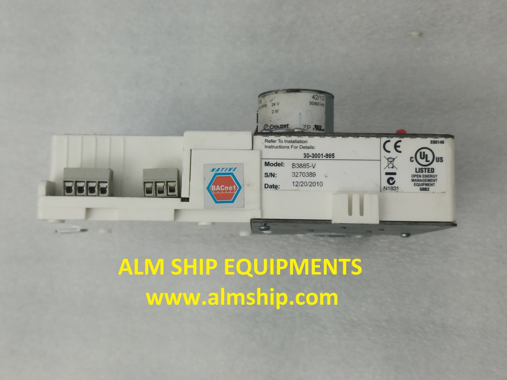 SCHNEIDER ELECTRIC  B3885-V ANDOVER CONTINUUM CONTROLLER